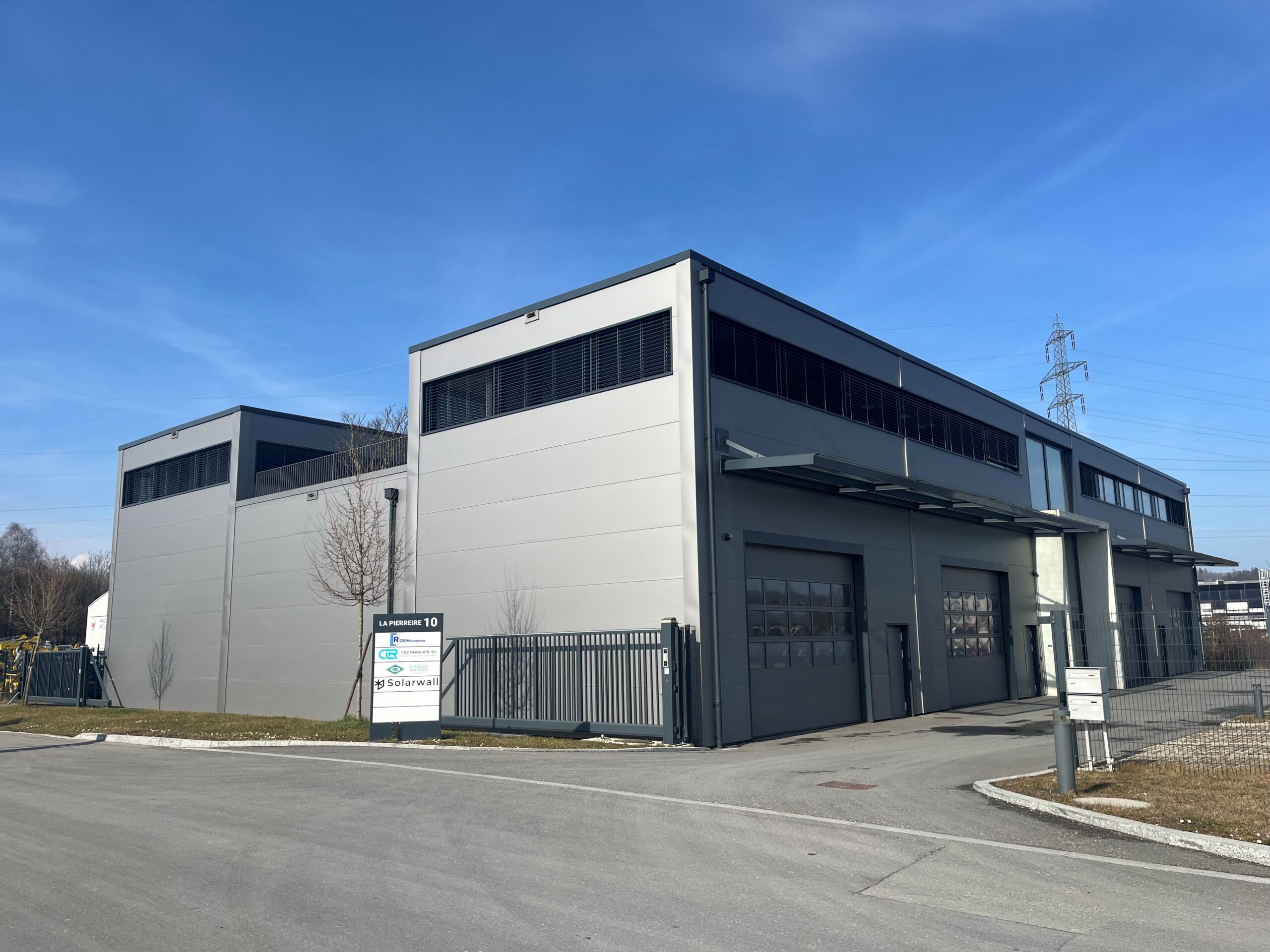 Bâtiment Rosin entreprise en Suisse
