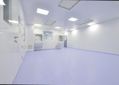 Panneau sandwich, salle blanche, plafond, cloison, vitrage bi affleurant